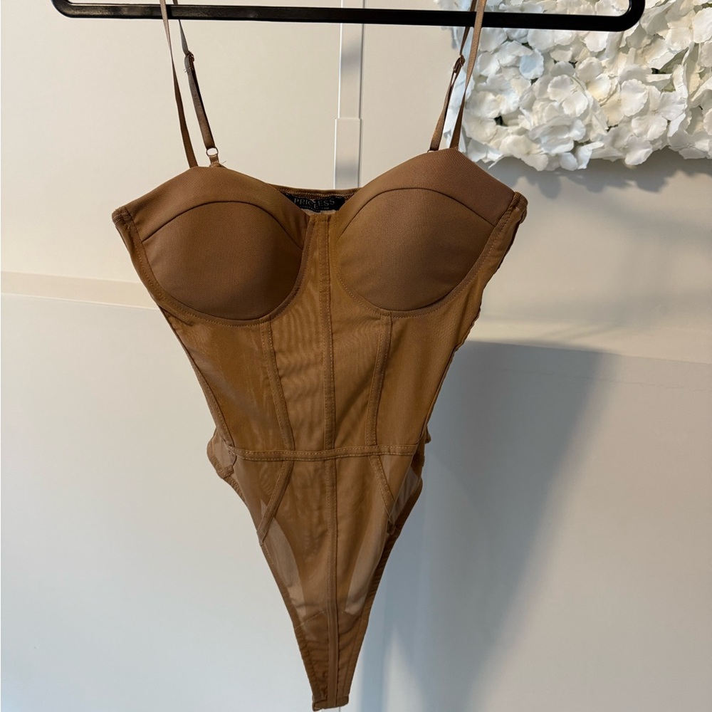 Priceless brown bodysuit